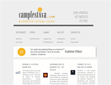 Tablet Screenshot of campfestiva.com